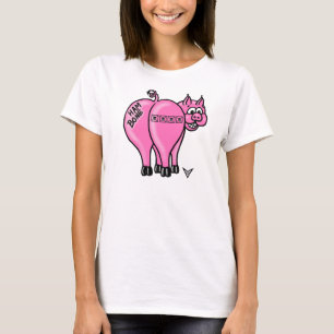 ハムの骨の女性のワイシャツ Tシャツ