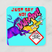 ハムは断る スクエア名刺 (裏面)