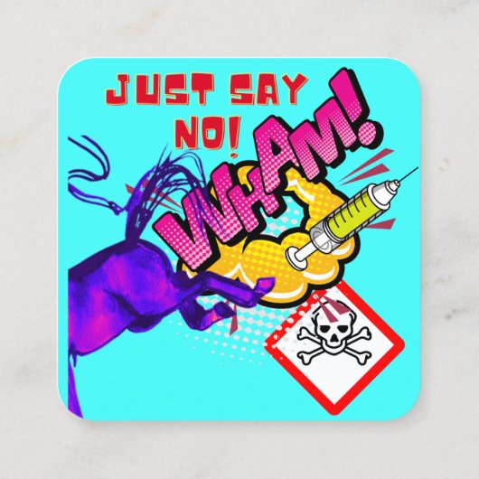 ハムは断る スクエア名刺 (裏面)