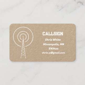 ハムアマチュアラジオ 名刺