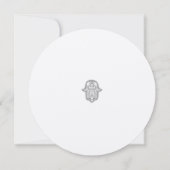 ハムサエレガントラウンド結婚式招待状 招待状 (裏面)