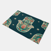 ハムサハムサモロッコユダヤ人の手歓迎 ドアマット (アングル)