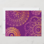 ハムサハンドレッドオレンジベビー命名招待状 招待状 (裏面)