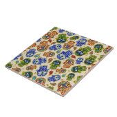 ハムサハンド – 手の疲労カラフルパターン タイル (側面)