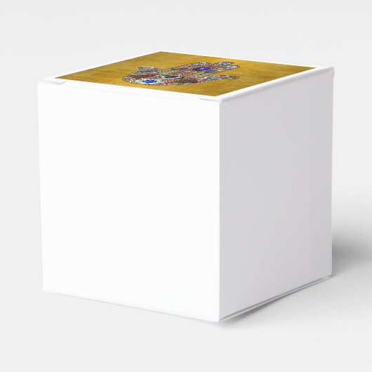 ハムサハートフラワーズオパールアートオン金ゴールド フェイバーボックス (正面サイド)