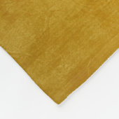 ハムサハートフラワーズオパールアートオン金ゴールド フリースブランケット (角)