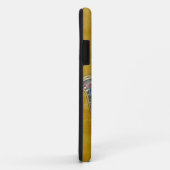 ハムサハートフラワーズオパールアートオン金ゴールド Case-Mate iPhoneケース (裏面/右)