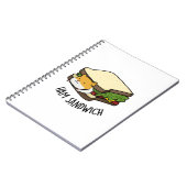 ハムサンドおもしろいイッチハムスター ノートブック (左側)