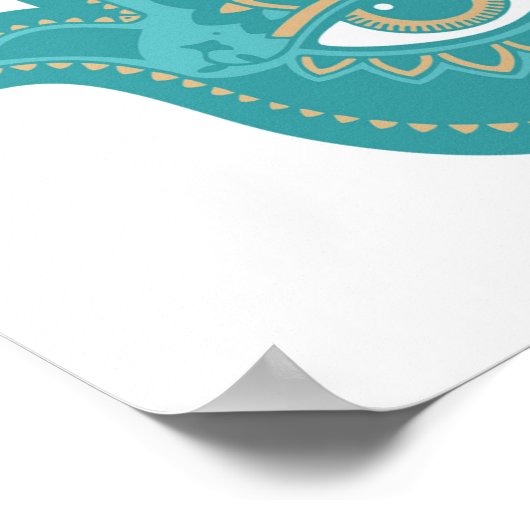 ハムサ三眼 ポスター (角)