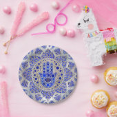 ハムサ手-パールの母の疲労の手 ペーパープレート (パーティー)