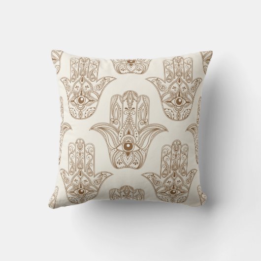 ハムサ記号 クッション (裏面)