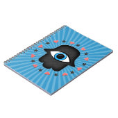 ハムサ・カンサ女神の手の目 ノートブック (左側)