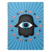 ハムサ・カンサ女神の手の目 ノートブック (正面)