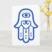 ハムサ カード (黄色い花)