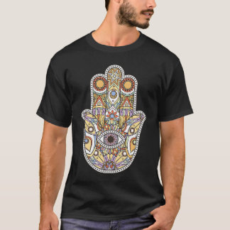 ハムサ・ファティマの手ヨガグラフィック Tシャツ