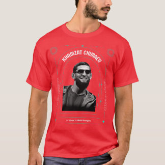 ハムザットチマエフチェチェンMMA戦闘機 Tシャツ