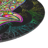 ハムザファトマハンドアサイケデリックート カッティングボード (角)