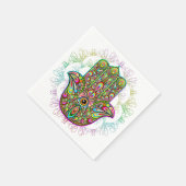 ハムザファトマハンドアサイケデリックート スタンダードカクテルナプキン (角)