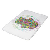 ハムザファトマハンドアサイケデリックート バスマット (アングル)