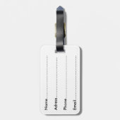 ハムザファトマハンドアサイケデリックート ラゲッジタグ (裏面縦)