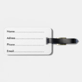 ハムザファトマハンドアサイケデリックート ラゲッジタグ (裏面横)