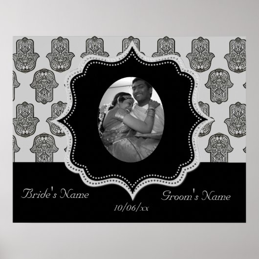 ハムザ結婚ヘンナ手 ポスター (正面)