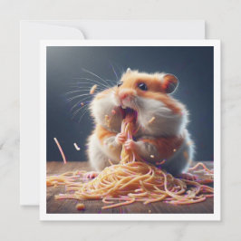 ハムスターおもしろいディナーへの招待、ハムスター 招待状