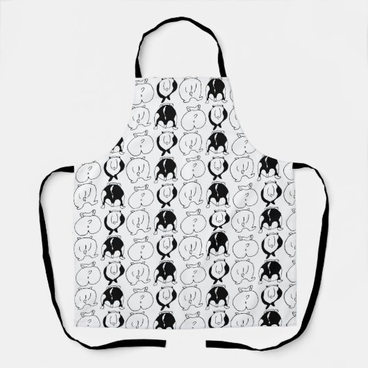 ハムスターお尻パターン エプロン (正面)