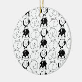 ハムスターお尻パターン セラミックオーナメント (左)