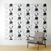 ハムスターお尻パターン タペストリー (インサイチュ(横))