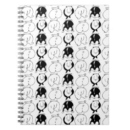 ハムスターお尻パターン ノートブック