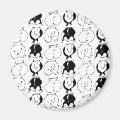 ハムスターお尻パターン マグネット (正面)