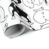 ハムスターお尻パターン ラッピングペーパー (ロールコーナー)