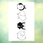 ハムスターお尻 ウィンドウサイン (シート3)