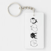 ハムスターお尻 キーホルダー (正面)