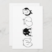 ハムスターお尻 シーズンカード (正面/裏面)