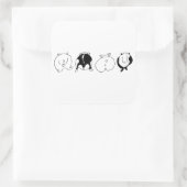 ハムスターお尻 スクエアシール (バッグ)