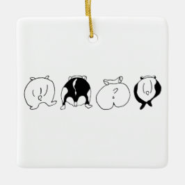 ハムスターお尻 セラミックオーナメント