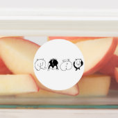 ハムスターお尻 ラベル (貼付)