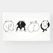 ハムスターお尻 横断幕 (横)