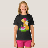 ハムスターお誕生日ケーキ Tシャツ (正面フル)