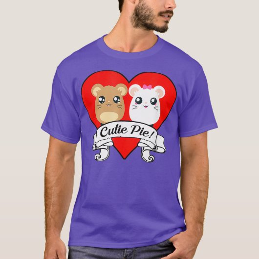 ハムスターかわいいペット愛 Tシャツ (正面)