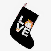 ハムスターが大好き スモールクリスマスストッキング (正面 (吊り時))