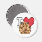 ハムスターが大好き マグネット (正面/裏面)