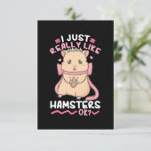 ハムスターが大好き 出欠カード (スタンド正面)