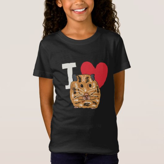 ハムスターが大好き Tシャツ (正面)