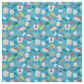 ハムスターとその菓子 ファブリック (見本)