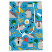 ハムスターとその菓子 ミディアムペーパーバッグ (裏面)