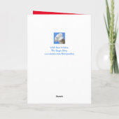 ハムスターとクリスマスプレゼント シーズンカード (裏面)