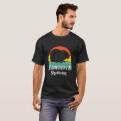 ハムスターとスカイダイビング スカイダイバー Tシャツ (正面フル)